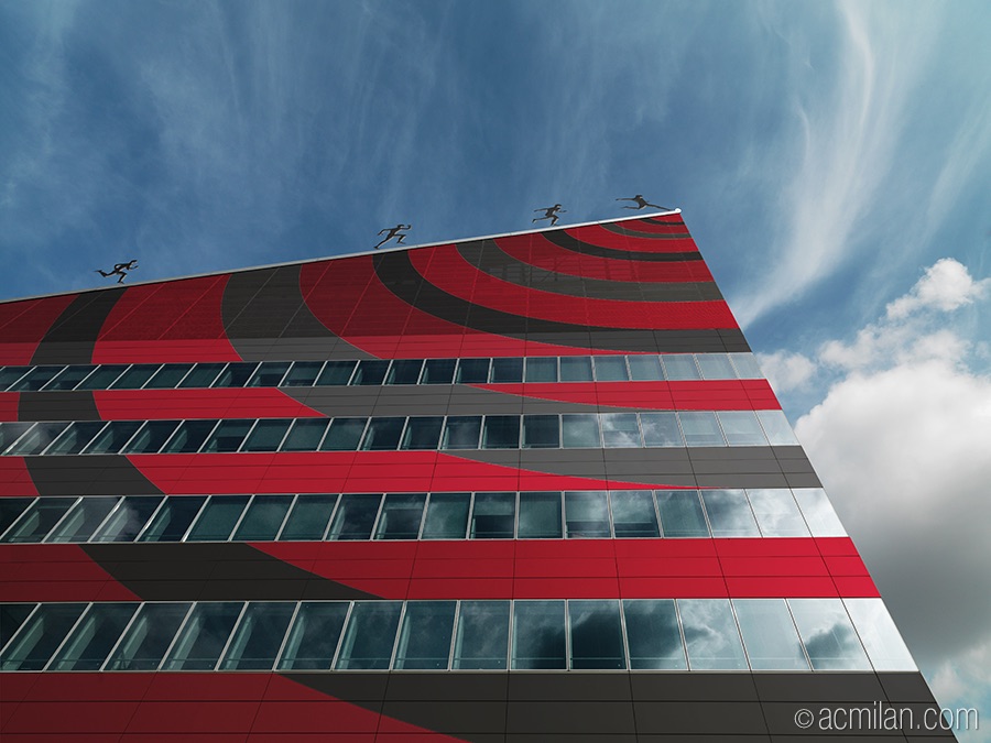 La facciata di Casa Milan. Fonte foto: A.C. Milan