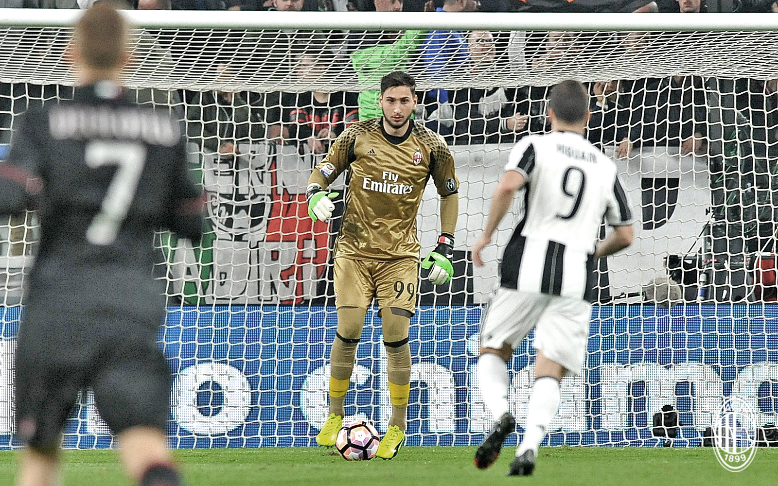 Donnarumma durante Juventus-Milan