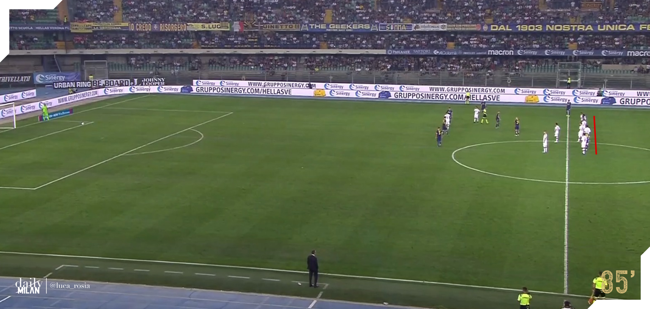 Tattica: imm1- Linea alta. Immagine presa da rinvio da fondo per maggiore qualità.