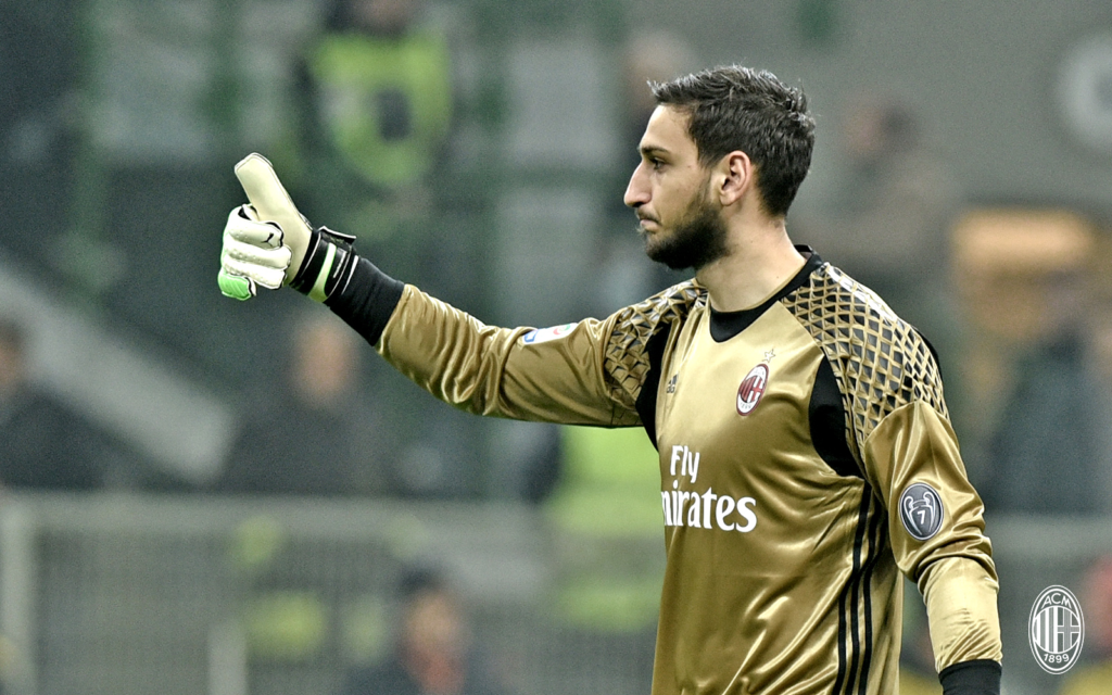 FOTO – Milan, Montella porta la squadra a cena: Donnarumma assente Donnarumma durante Milan-Fiorentina