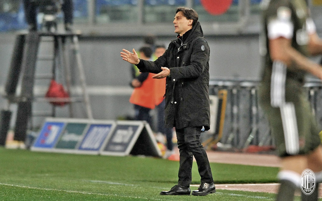 Vincenzo Montella durante Lazio-Milan