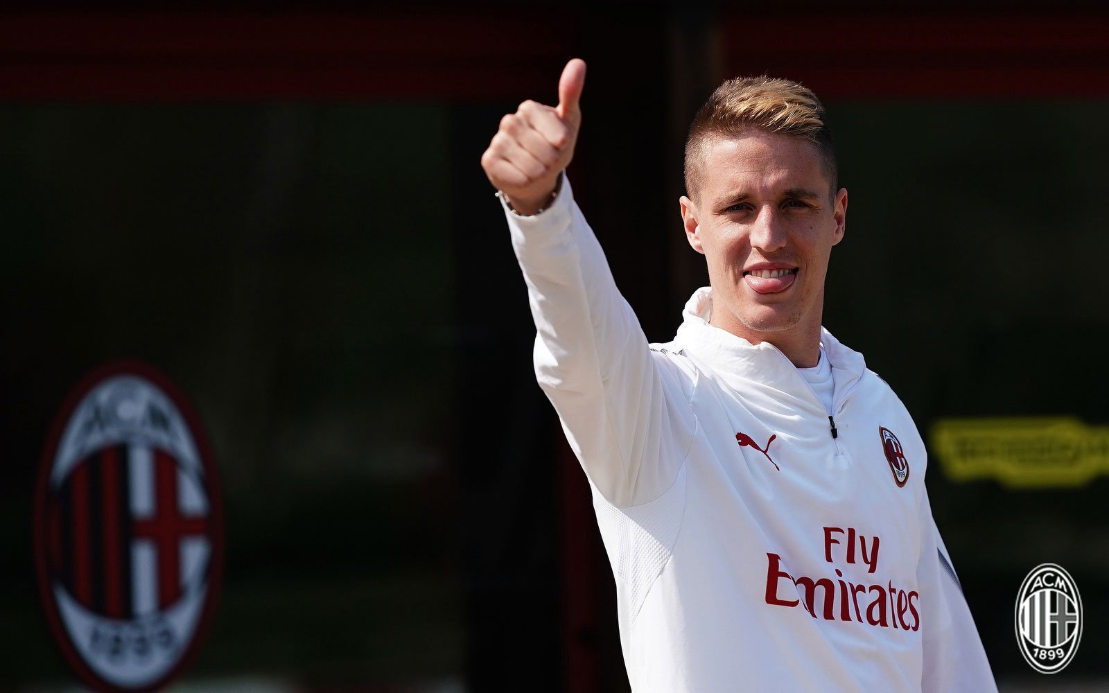 Andrea Conti è arrivato al Milan dall'Atalanta nell'estate del 2017. Fonte: acmilan.com
