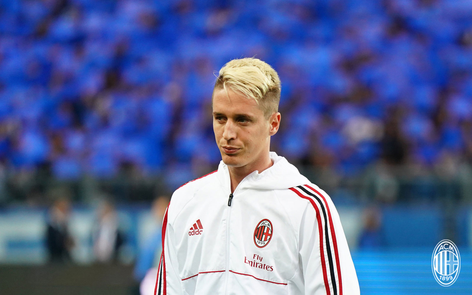 Andrea Conti è arrivato al Milan dall'Atalanta nell'estate del 2017. Fonte: acmilan.com