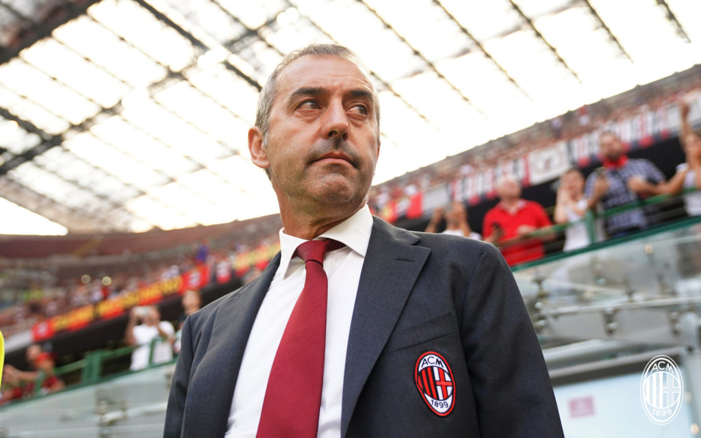 Marco Giampaolo. Fonte: acmilan.com