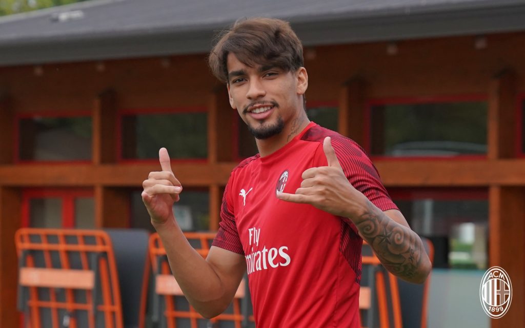 Lucas Paqueta. Fonte: acmilan.com