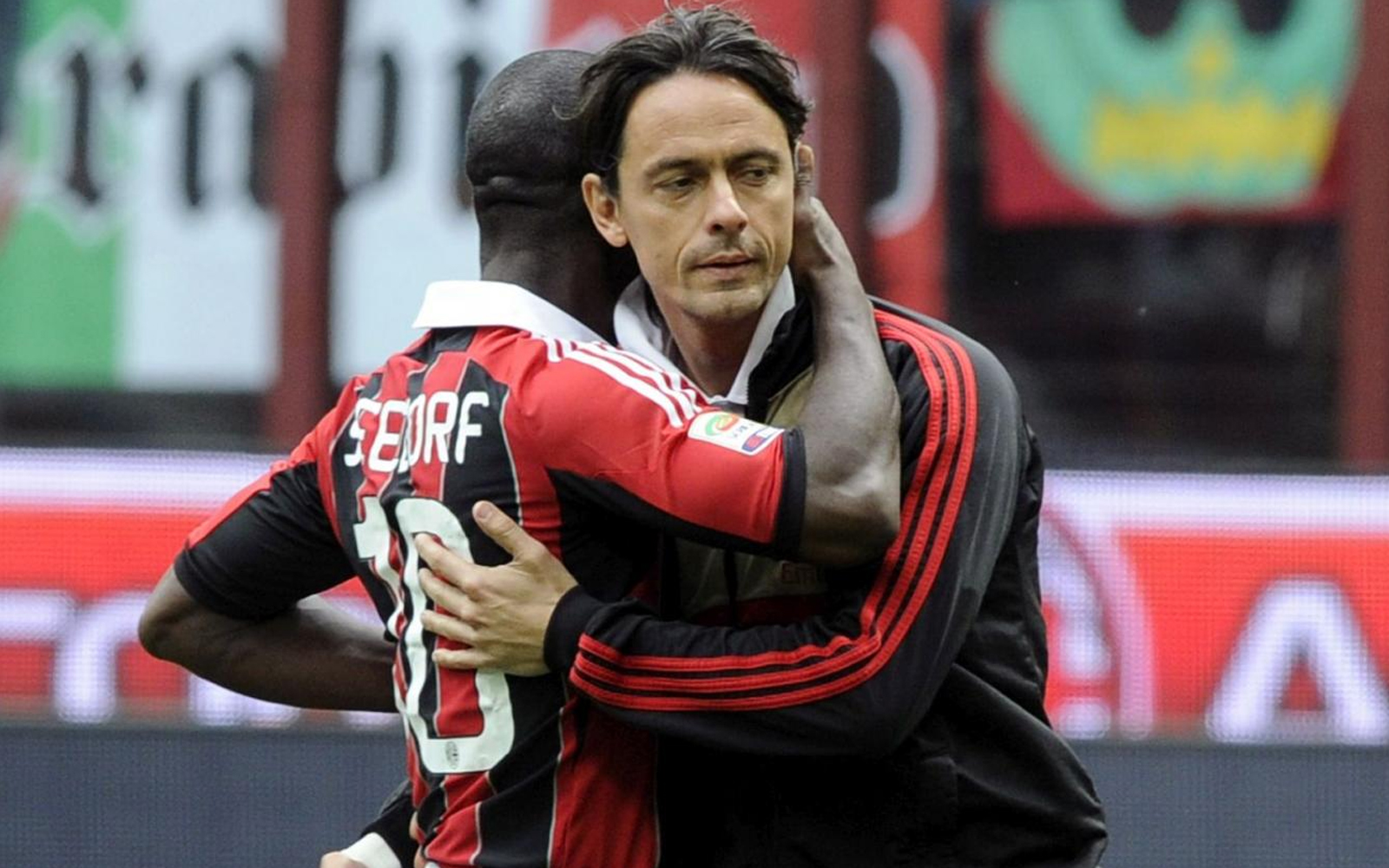 Seedorf e Inzaghi, due leggende della storia del Milan.