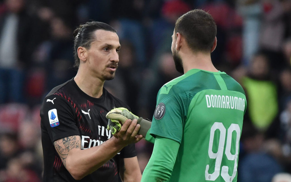 Calciomercato Milan, i rinnovi di Ibrahimovic e Donnarumma: uno è in bilico, l’altro no Ibrahimovic Donnarumma