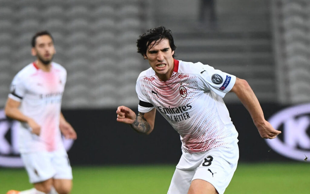 Milan, Sandro Tonali manda segnali di crescita col Lille