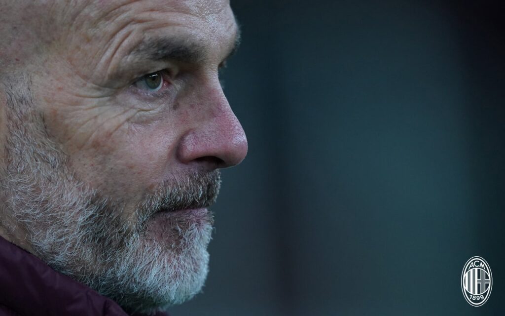 Sampdoria-Milan, Stefano Pioli è sempre più sorpreso dei suoi. Le parole Primo piano volto Stefano Pioli con barba