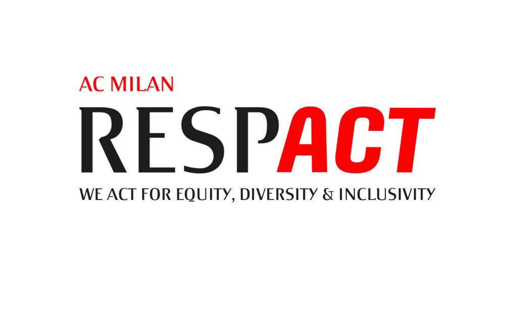 RESPACT: il “Manifesto” di AC Milan per equità sociale, uguaglianza e inclusività