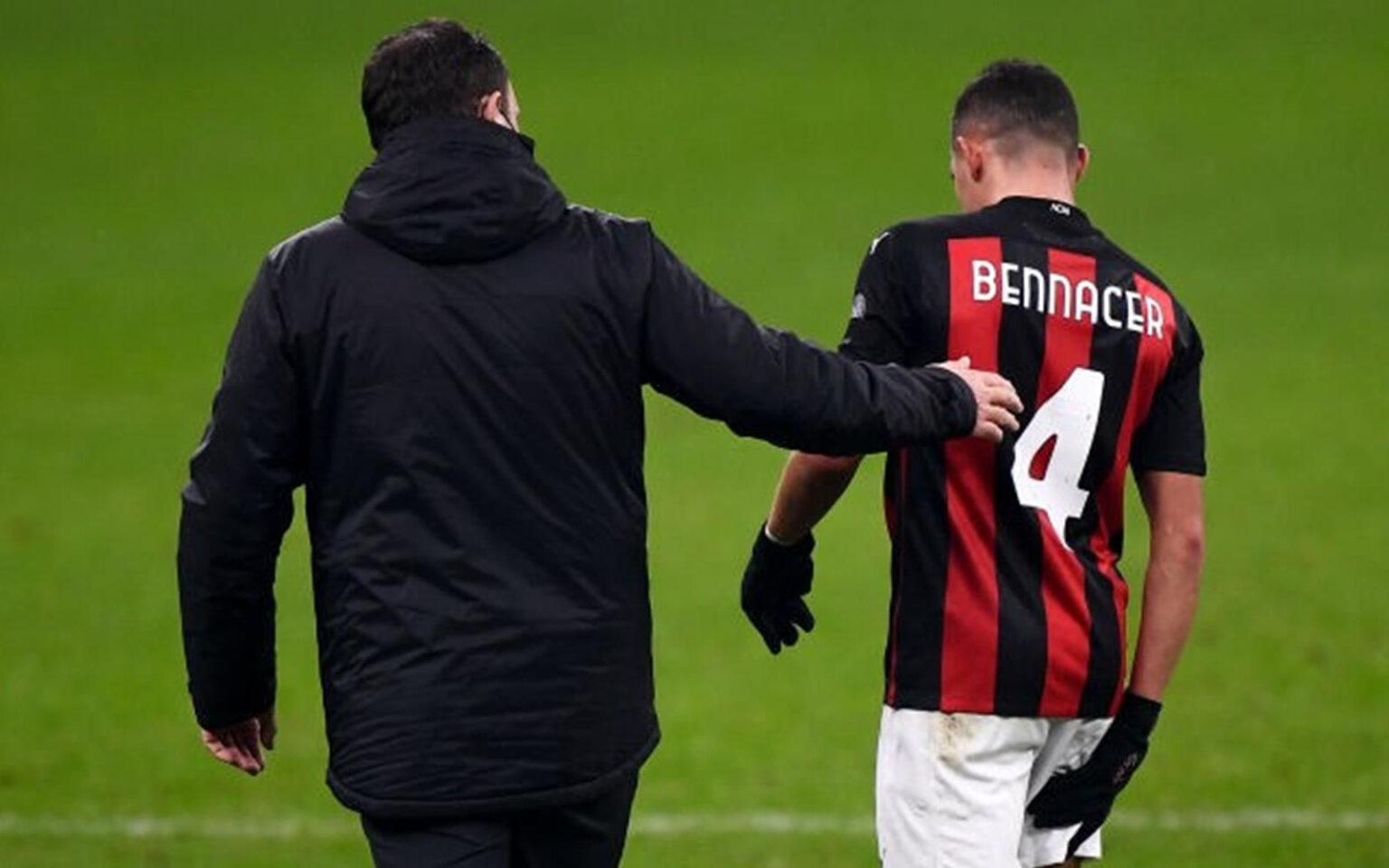 milan ismael bennacer lesione