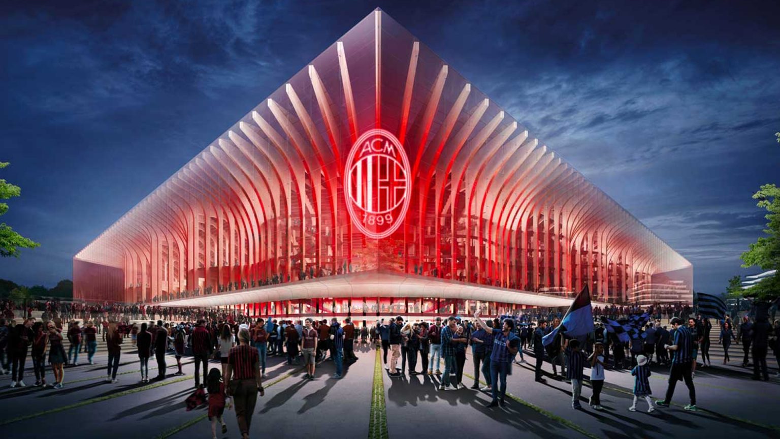 Milan, nuovo stadio di San Siro: la Cattedrale di Populous