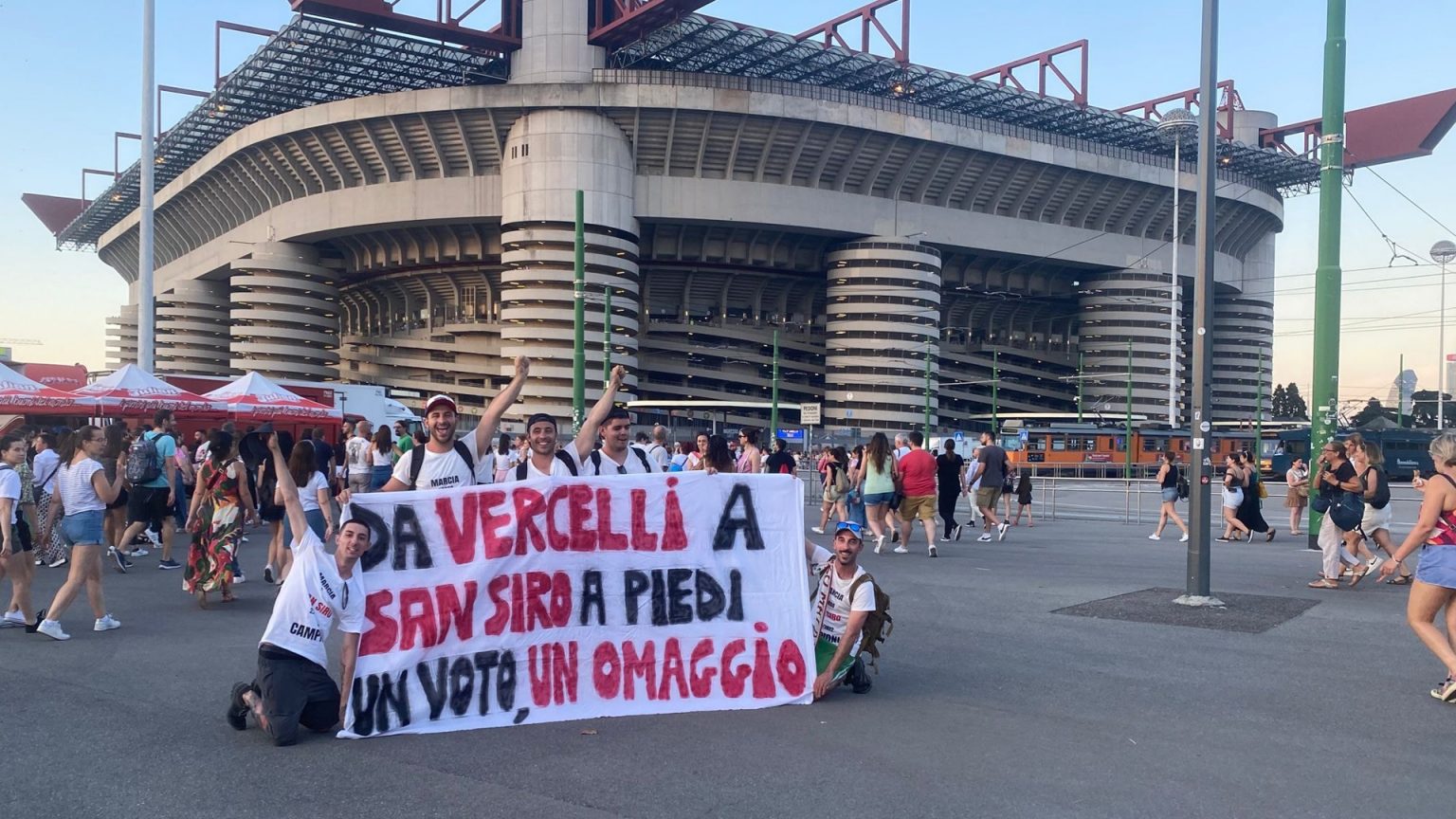 Milan, il cammino di Santiago? No, di San Siro…