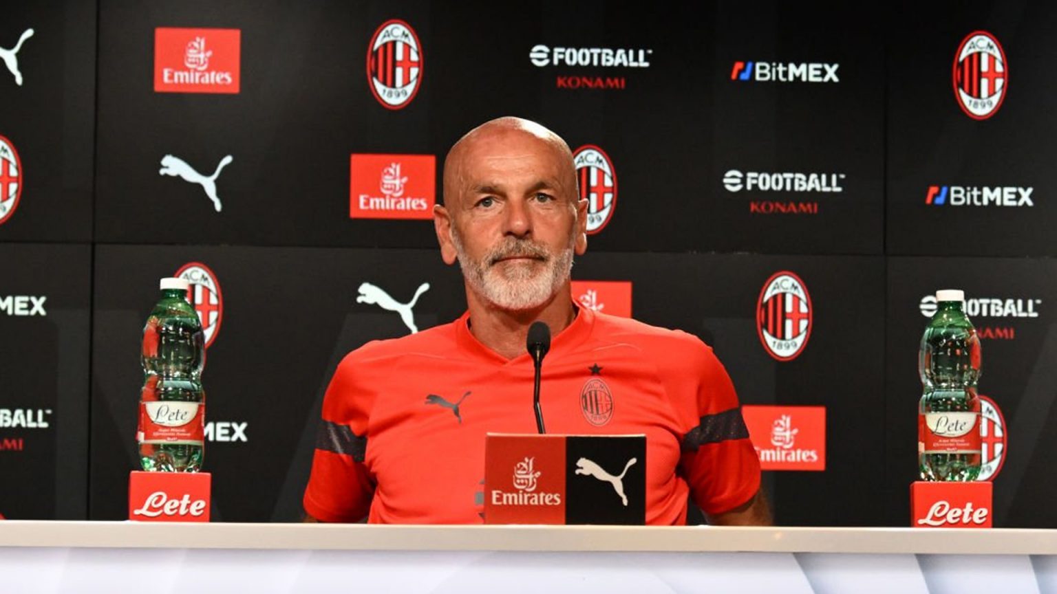 Pioli in conferenza