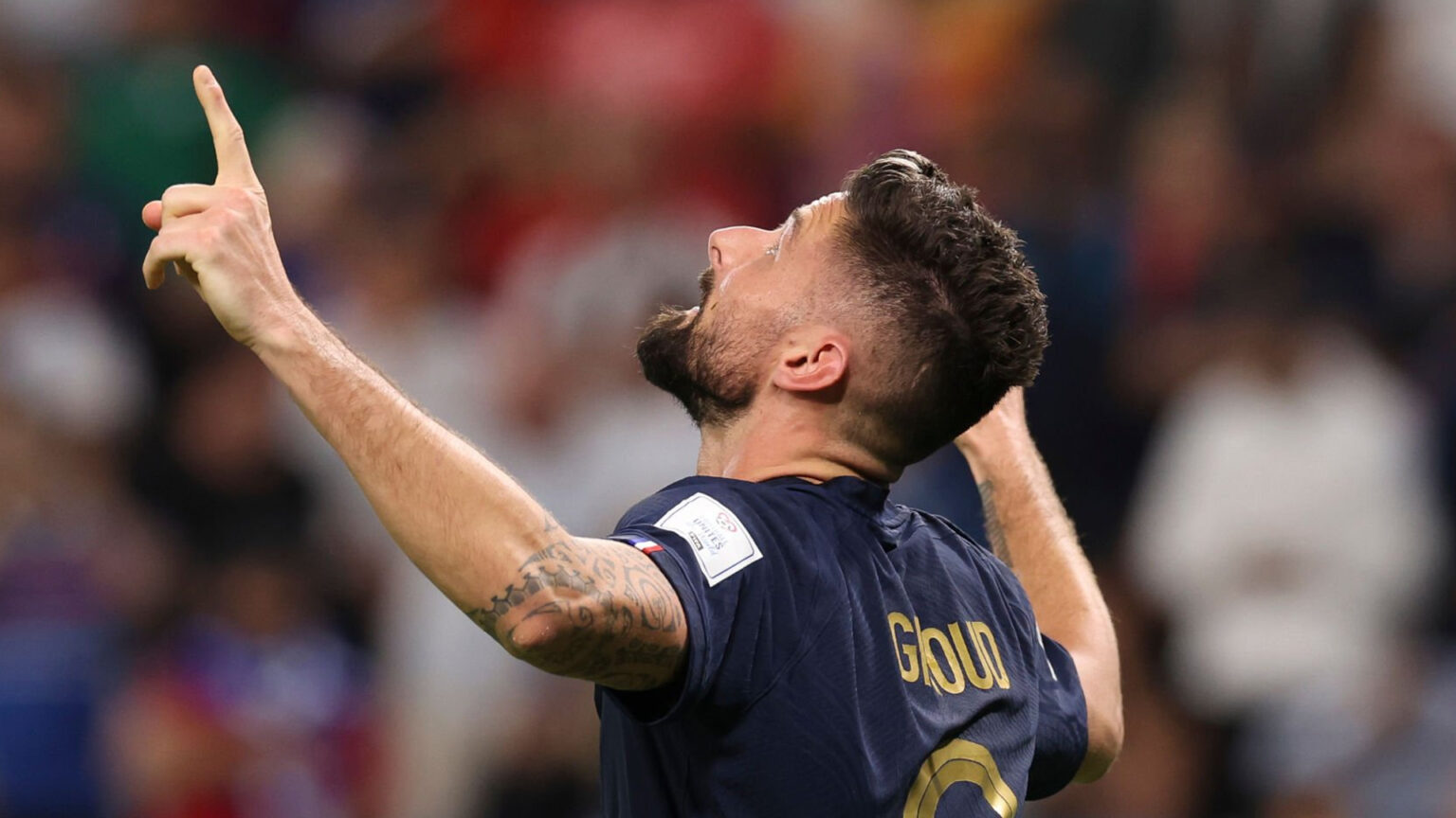 Olivier Giroud, doppietta in Francia-Australia.