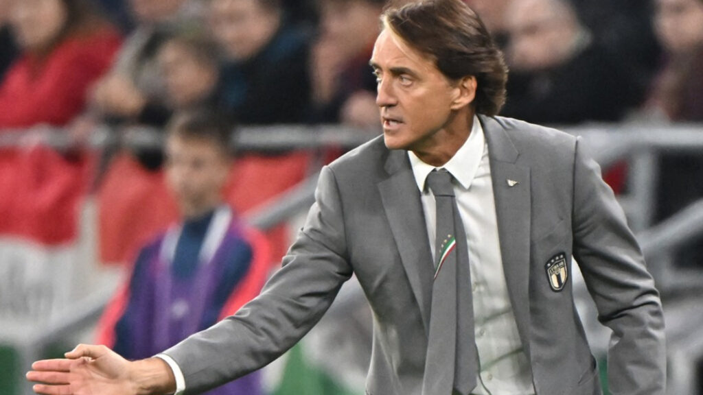 Roberto Mancini, ct dell'Italia.