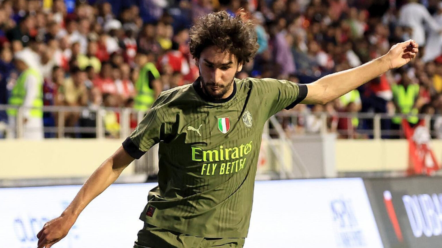 Arsenal-Milan, pagelle. Voto positivo per Yacine Adli. (Fonte: instagram.com/acmilan)