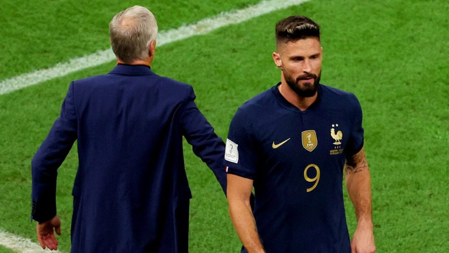 Francia-Argentina, umiliazione per Giroud: la reazione al cambio Francia-Argentina, la reazione di Giroud al cambio di Deschamps