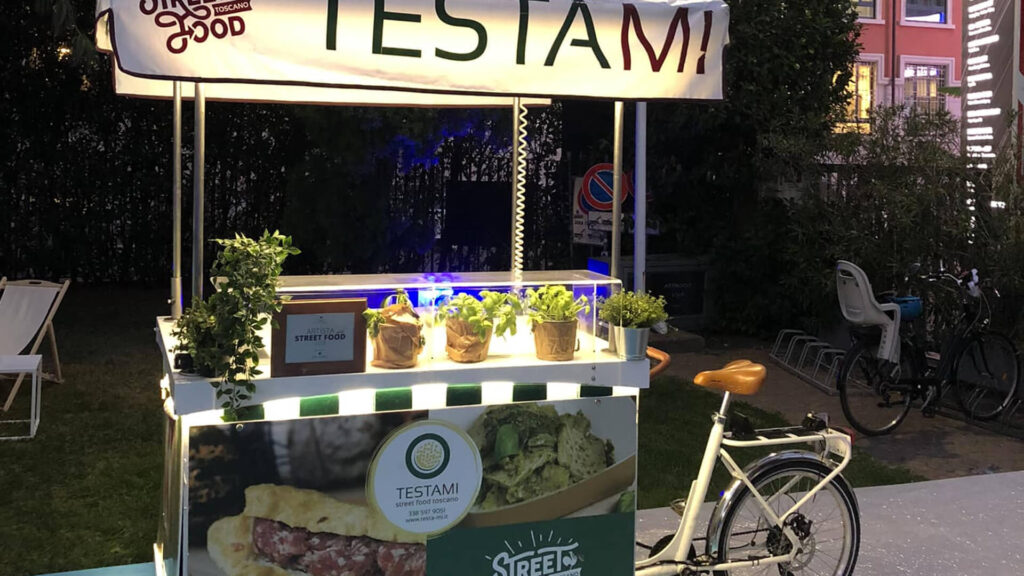 TestaMi, i sapori della toscana a Milano viaggiano in bicicletta TestaMi street food