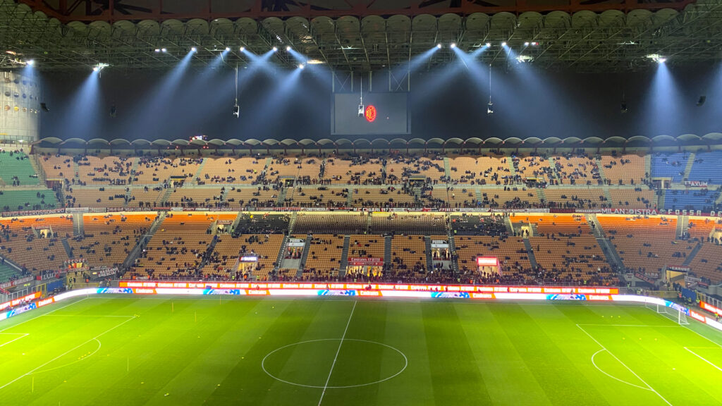 San Siro, pre partita di Milan-Torino