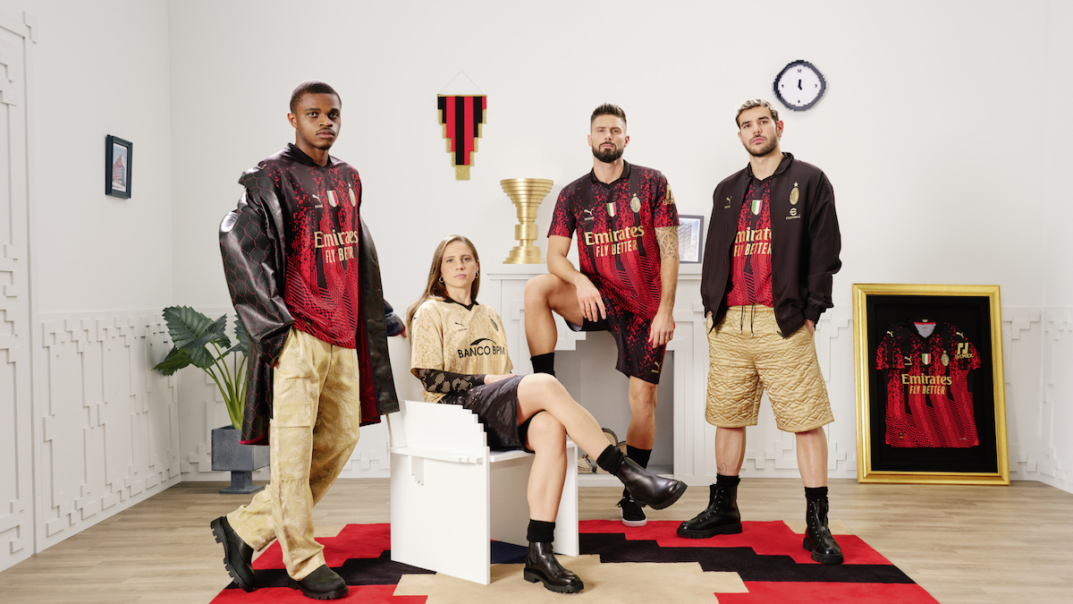 Pierre Kalulu, Laura Giuliani, Olivier Giroud e Theo Hernandez