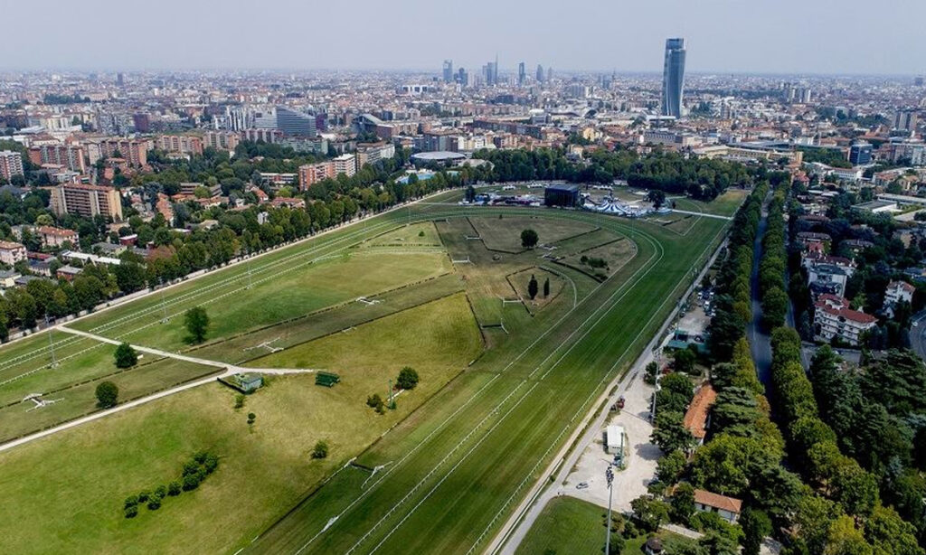 Il terreno dell'Ippodromo de La Maura dove potrebbe nascere il nuovo stadio di Milan e Inter