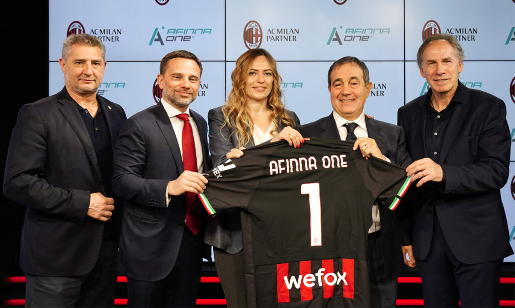 AffinaOne nuovo Telco Partner di AC Milan. (Credit: AC Milan)