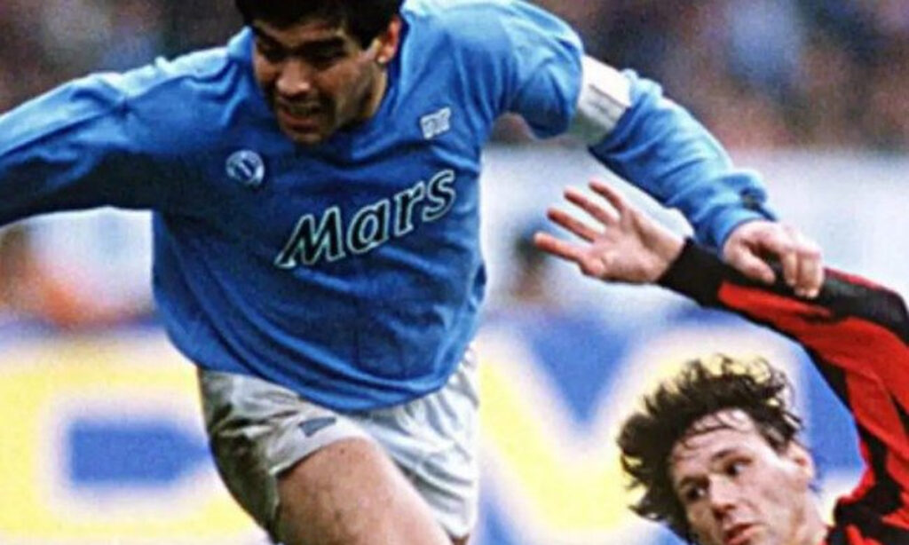 Napoli e Milan, Maradona e Van basten