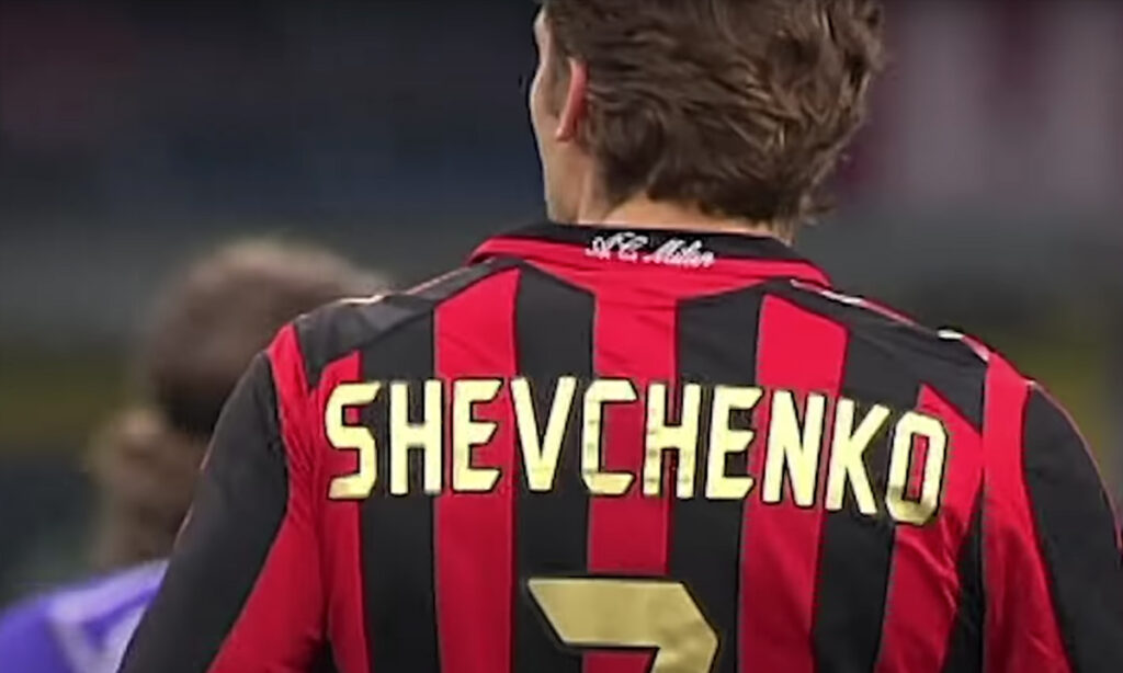 Shevchenko ha segnato la sua ultima rete con il Milan il 25 marzo 2006
