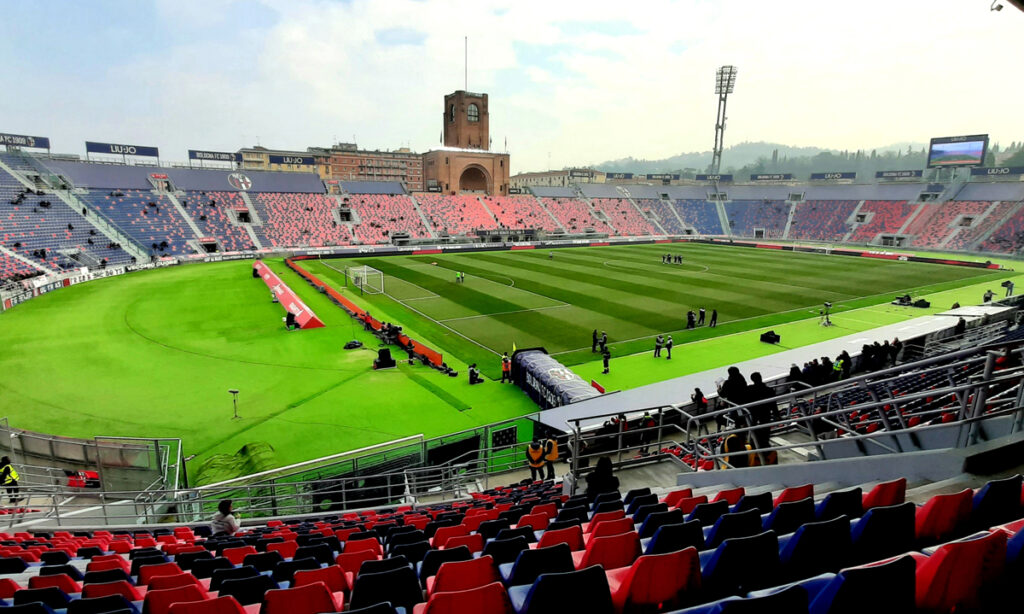 Lo stadio Renato Dall'Ara di Bologna