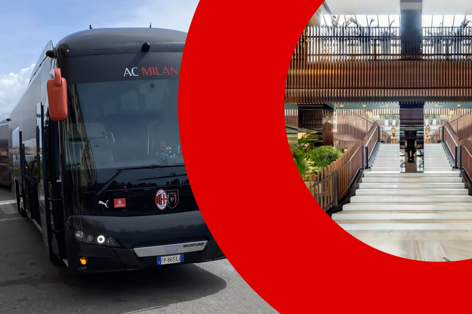 Milan, hotel della squadra quando è in ritiro a Milano.