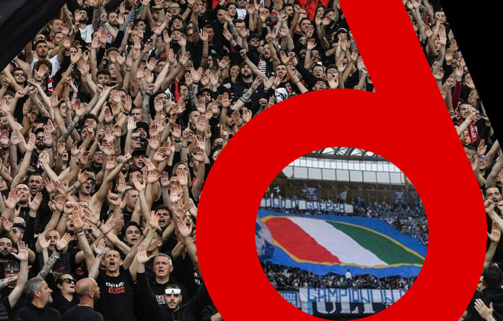 Il tricolore rovesciato al Maradona: i tifosi del Napoli ormai non fanno più notizia… Tifosi Napoli scudetto rovesciato