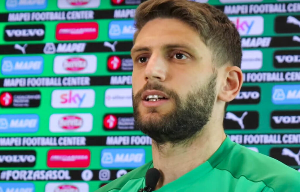 Domenico Berardi del Sassuolo, obiettivo di mercato del Milan.