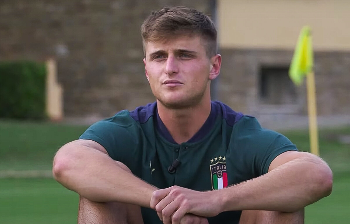 Lorenzo Colombo, attaccante del Milan.