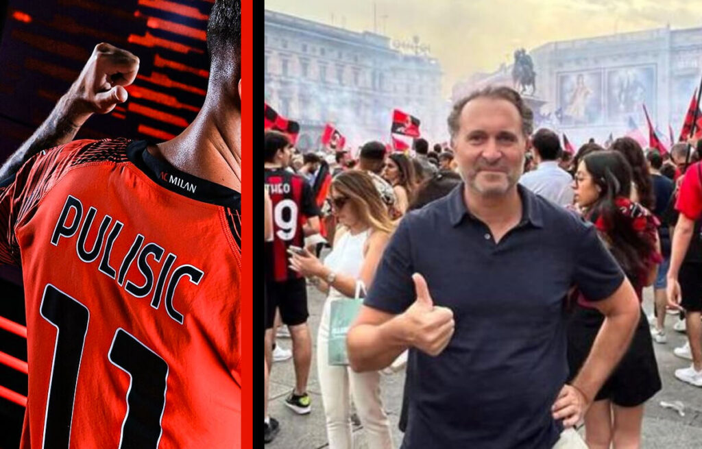 Gerry Cardinale, numero uno di RedBird e Christian Pulisic, nuova star del Milan.