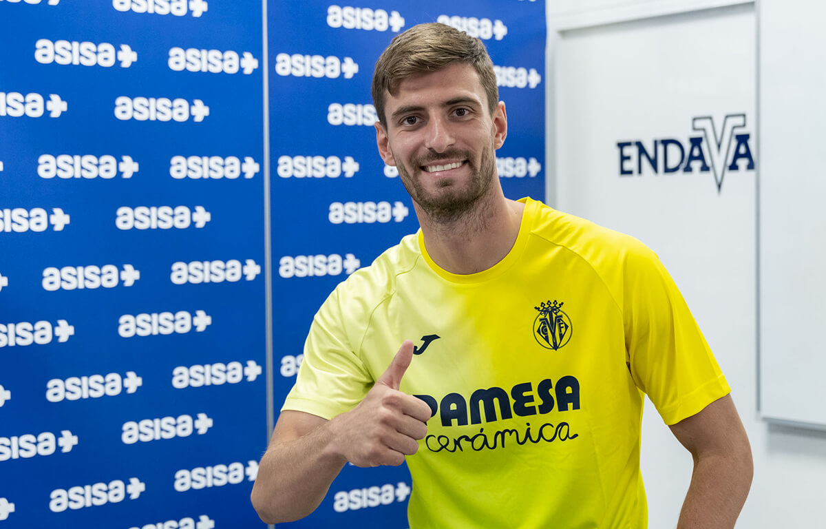 Matteo Gabbia con la maglia del Villareal