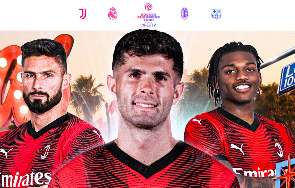 Milan, scatta la tournée americana.