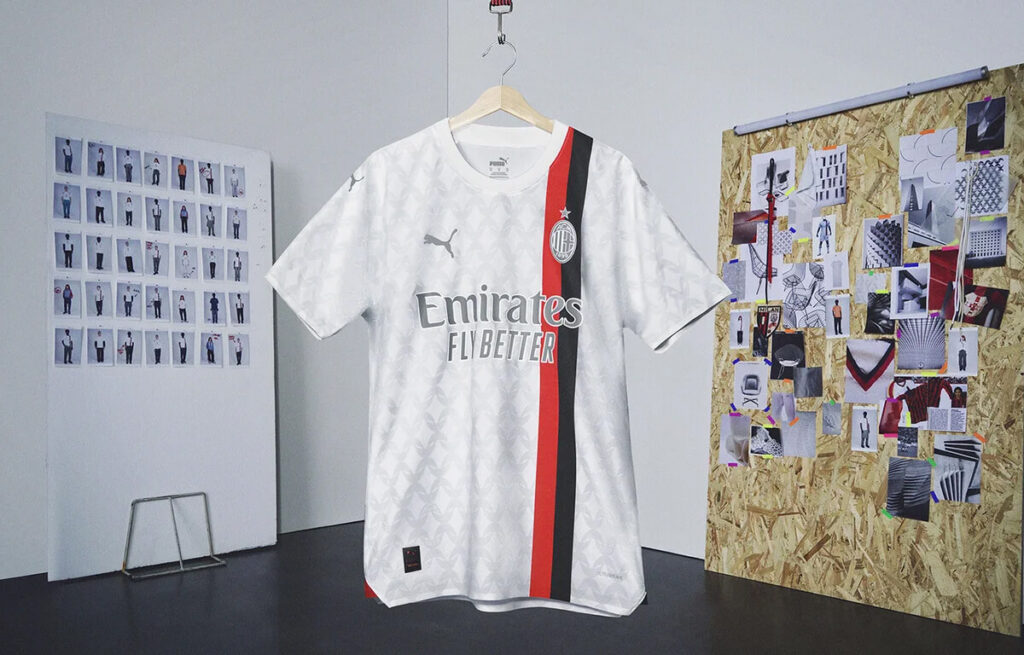 Nuova seconda maglia AC Milan 2023-24.