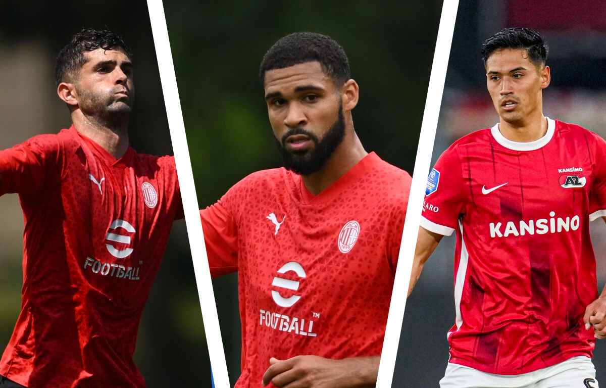 Pulisic, Loftus-Cheek e Reijnders.