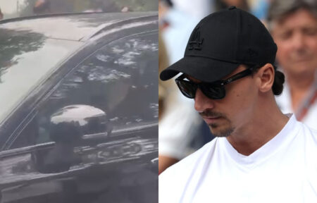 Ibrahimovic arriva a Milanello