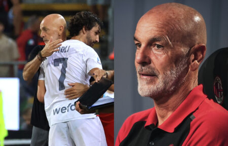 Milan, Stefano Pioli racconta le aspettative verso Yacine Adli Stefano Pioli e Yacine Adli