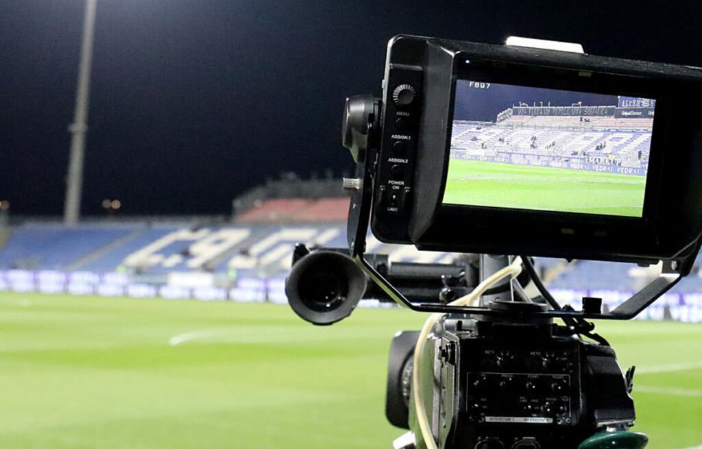 Telecamera alla Sardegna Arena di Cagliari