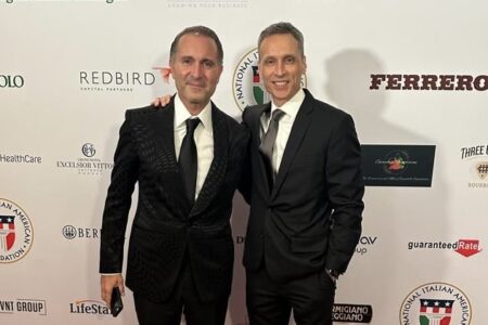 Milan, Gerry Cardinale premiato a Washington davanti a Biden Gerry Cardinale e Jimmy Pitaro, Chairman di ESPN e Sports Content alla Walt Disney