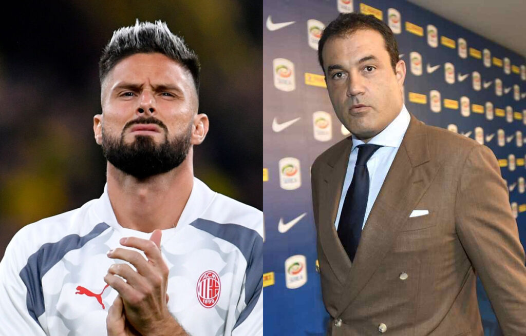 Olivier Giroud e Andrea Butti