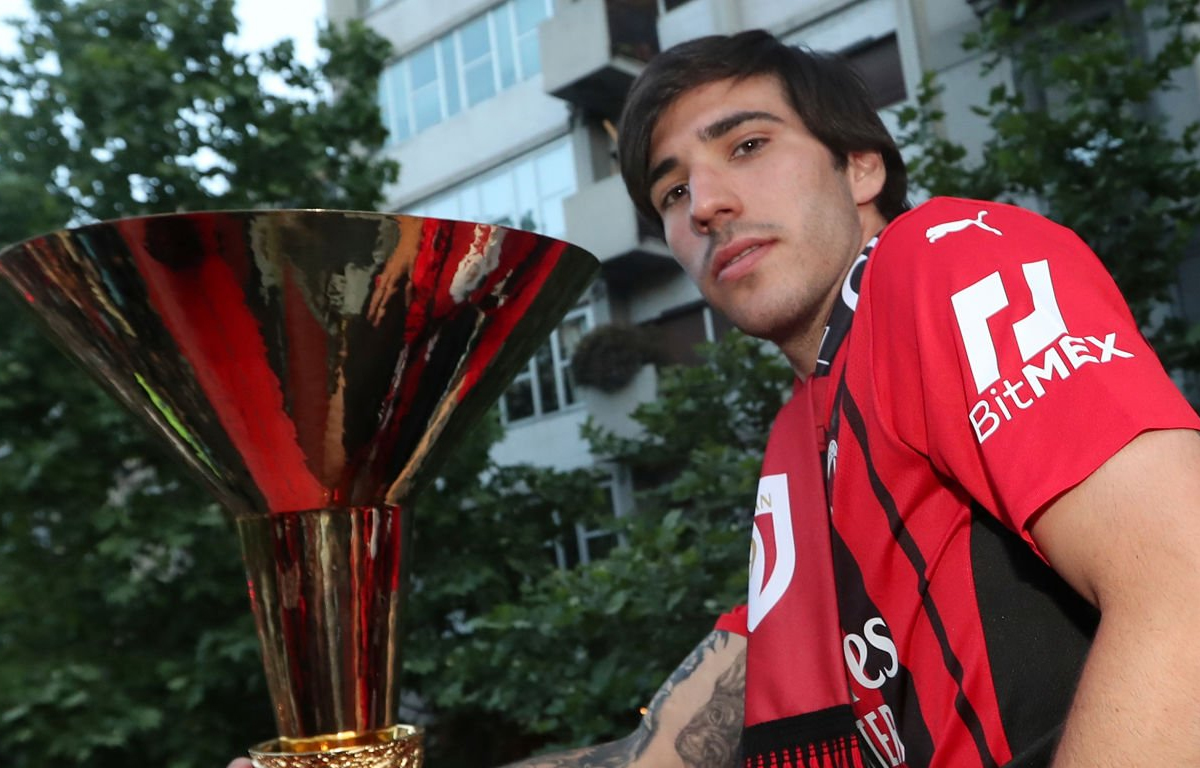 Sandro Tonali e lo scudetto vinto dal Milan nel 2022