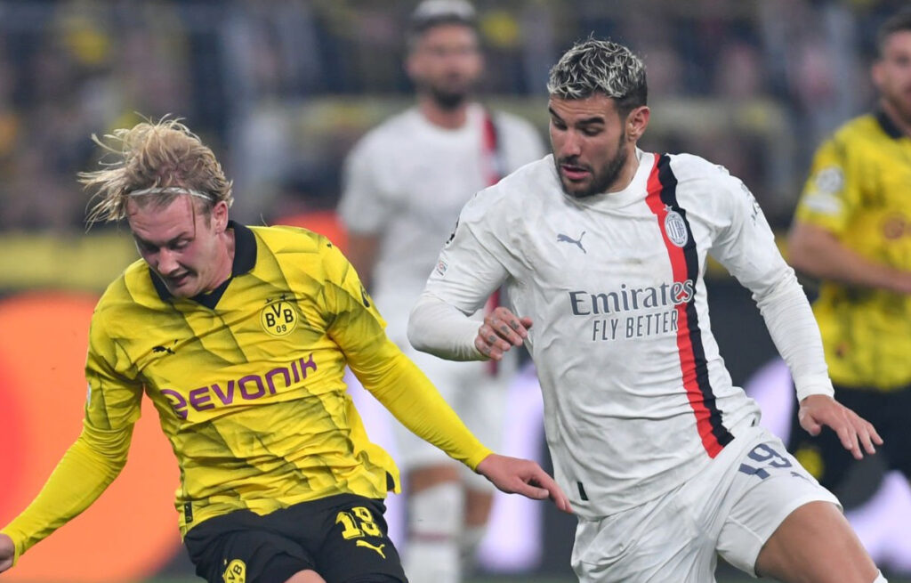 Theo Hernandez a Dortmund
