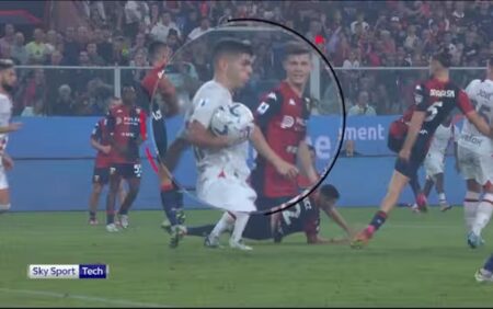 Milan, Christian Pulisic dice la sua sulla presunta irregolarità col Genoa Gol Pulisic discusso in Genoa-Milan