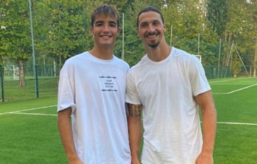 Antonio De Lucia e Zlatan Ibrahimovic