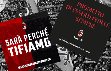 Campagna abbonamenti Milan le più belle