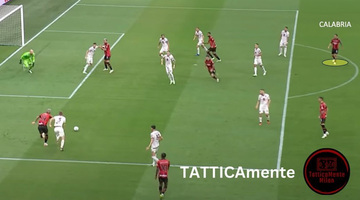 Calabria nel ruolo di mediano